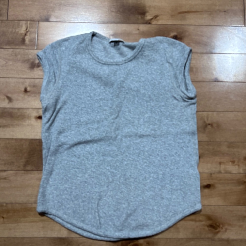 James Perse Gray Women's Crew neck t-shirt